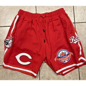 Cincinnati Reds Shorts Mens XXXL Red Pro Standard 1988 AllStar Game Patch MLB